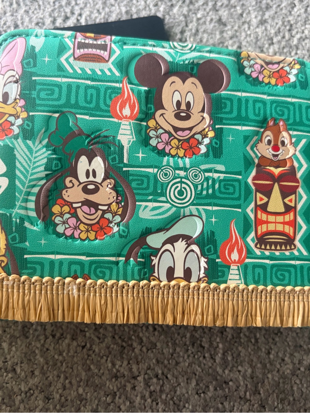 Loungefly Grotto Treasures Exclusive Disney Mickey and Friends Tiki Wallet